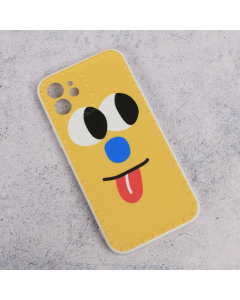 Torbica Smile face za iPhone 12 6.1 zuta - 90394-1