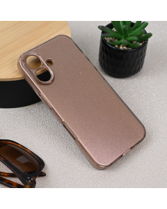 Maska za iPhone 16 6.1 Sparkle Dust roze zlatna - 221998