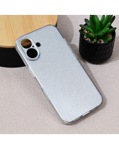 Torbica Sparkle Dust za iPhone 16 6.1 srebrna - 217904