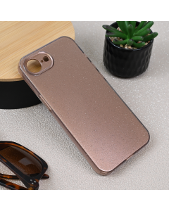 Maska za iPhone 16E 6.1 Sparkle Dust roze zlatna - 222003