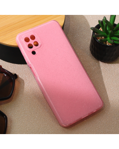 Maska za Samsung Galaxy A12 Sparkle Dust roze - 212382