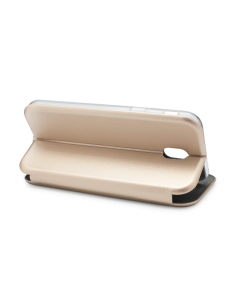 Maska za Samsung Galaxy J5 2017 (EU) Teracell Flip Cover zlatna - 49118-1