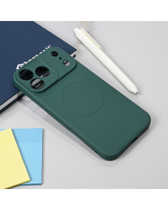 Maska za iPhone 17 Pro Max 69 Teracell Giulietta Magsafe tamno zelena - 223435