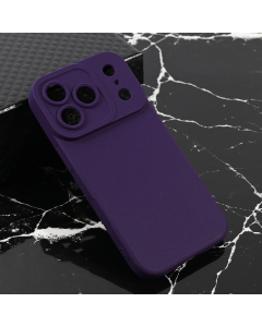 Maska za iPhone 17 Pro 63 mat Teracell Giulietta tamno ljubičasta - 223454