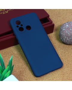 Maska za Xiaomi Redmi 12C mat Teracell Giulietta tamno plava - 206770