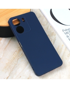 Maska za Xiaomi Redmi 13C mat Teracell Giulietta tamno plava - 212006