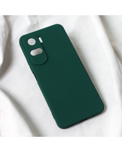 Maska za Honor 90 Lite Teracell Soft Velvet tamno zelena - 209568
