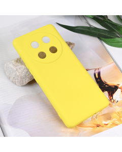 Maska za Honor Magic 7 Lite Teracell Soft Velvet žuta - 221657