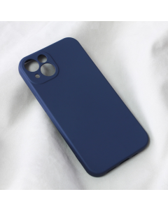 Maska za iPhone 13 6.1 Teracell Soft Velvet tamno plava - 206977