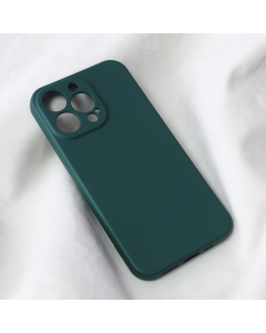 Torbica Teracell Soft Velvet za iPhone 13 Pro 6.1 tamno zelena - 206983