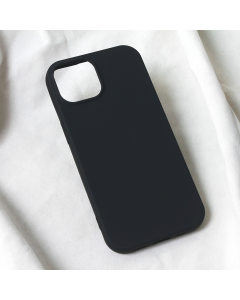 Maska za iPhone 15 6.1 Teracell Soft Velvet crna - 209569
