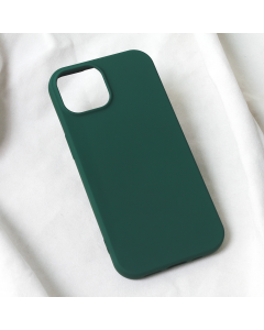 Maska za iPhone 15 6.1 Teracell Soft Velvet tamno zelena - 209573