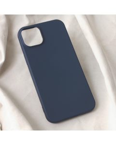 Maska za iPhone 15 Plus 6.7 Teracell Soft Velvet tamno plava - 209577