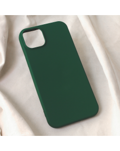 Maska za iPhone 15 Plus 6.7 Teracell Soft Velvet tamno zelena - 209578-1