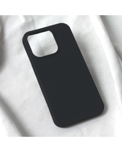 Maska za iPhone 15 Pro 6.1 Teracell Soft Velvet crna - 209579