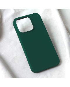 Torbica Teracell Soft Velvet za iPhone 15 Pro 6.1 tamno zelena - 209583