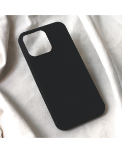 Maska za iPhone 15 Pro Max 6.7 Teracell Soft Velvet crna - 209584