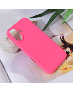Torbica Teracell Soft Velvet za iPhone 16 6.1 pink - 216249