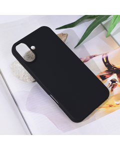 Torbica Teracell Soft Velvet za iPhone 16 Plus 6.7 crna - 216252