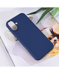 Torbica Teracell Soft Velvet za iPhone 16 Plus 6.7 tamno plava - 216254-1