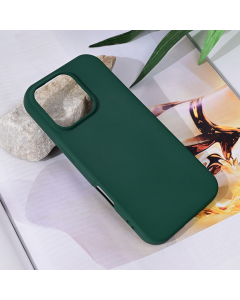 Torbica Teracell Soft Velvet za iPhone 16 Pro 6.3 tamno zelena - 216260-1