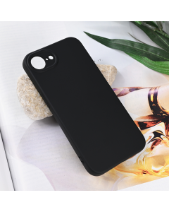 Maska za iPhone 16e 6.1 Teracell Soft Velvet crna - 220968