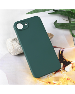 Maska za iPhone 16e 6.1 Teracell Soft Velvet tamno zelena - 221221