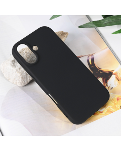 Maska za iPhone 17 63 Teracell Soft Velvet crna - 222995
