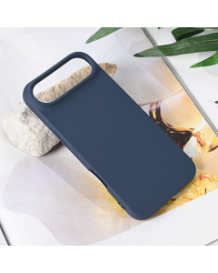 Maska za iPhone 17 Air 66 Teracell Soft Velvet tamno plava - 223002