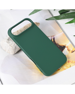 Maska za iPhone 17 Air 66 Teracell Soft Velvet tamno zelena - 223003