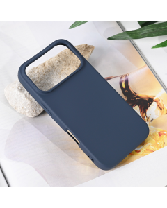 Maska za iPhone 17 Pro 63 Teracell Soft Velvet tamno plava - 223007