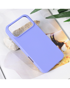 Maska za iPhone 17 Pro Max 69 Teracell Soft Velvet ljubičasta - 223010