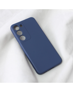 Maska za Samsung Galaxy S23 Teracell Soft Velvet tamno plava - 207068