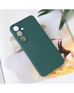Maska za Samsung Galaxy S25 Plus Teracell Soft Velvet tamno zelena - 218891