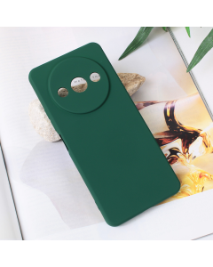 Maska za Xiaomi Redmi A3 Teracell Soft Velvet tamno zelena - 214387