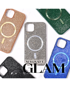Torbica Magsafe Glam za iPhone 13 6.1 plava