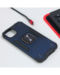 Torbica Hard Border Ring za iPhone 14 6.1 plava - 204150