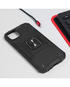 Torbica Hard Border Ring za iPhone 14 Plus 6.7 crna - 204155