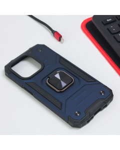 Torbica Hard Border Ring za iPhone 14 Pro 6.1 plava - 204153