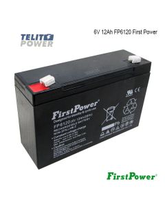 FIRST POWER 6V 12Ah FP6120 FIRSTPOWER terminal T1