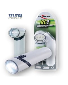 ANSMANN RC2 – Punjiva LED Ručna Lampa sa 3 LED Diode