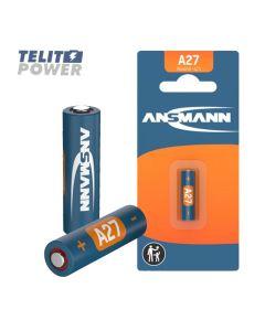 ANSMANN A27 alkalna baterija 12V – za daljinske upravljače, sigurnosne sisteme i