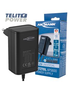 ANSMANN APS 600 ANSMANN Univerzalni AC/DC adapter 3-12V maksimalno 600mA