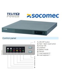 SOCOMEC UPS SOCOMEC NeTYS PR NET1500-PR-1U 1500VA / 1000W