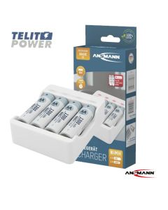 ANSMANN Basic IV + 4× AA 1300mAh – Pouzdan punjač sa baterijama