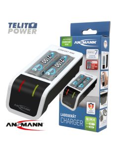 ANSMANN NiMH / NiCd punjač baterija COMFORT MINI sa 2 punjive AA/2100mAh baterije ANSMAN