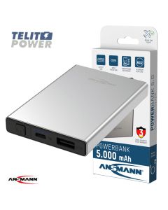 ANSMANN Powerbank 5000mAh PB112 silver- ANSMANN