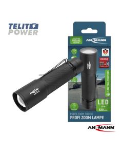 ANSMANN T600FRB LED baterijska lampa – 620 lm, 18650/AAA, IPX4, SOS/Strobe