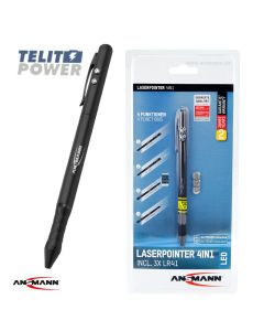 ANSMANN Laser Pointer 4 u 1
