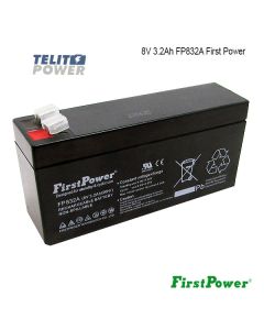 FIRST POWER 8V 3.2Ah FP832A FIRSTPOWER terminal T1